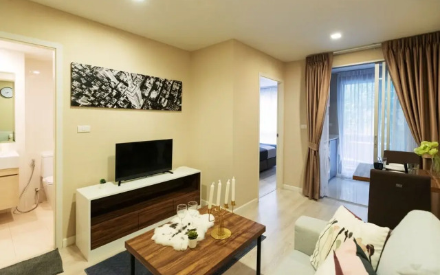 Near BK University Quiet Condo in Rama4 bkb136