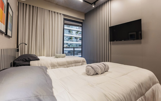 StayHome Duplex Luxuoso 105m2 Faria Lima