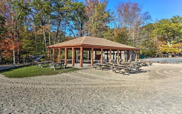 Deck & Screened Porch: Pocono Lake Vacation Rental