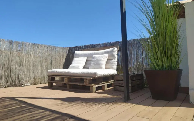 Apartamento en casa de campo cerca de la playa