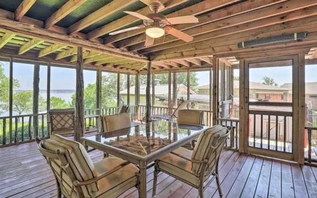 Granbury Lakefront Escape w/ Boat Dock & Slip!