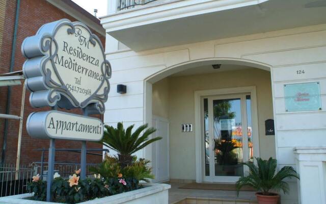 Отель Residenza Mediterranea Римини вид на фасад