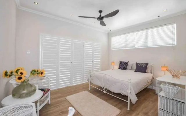 Private room with own entrance, patio and garden.