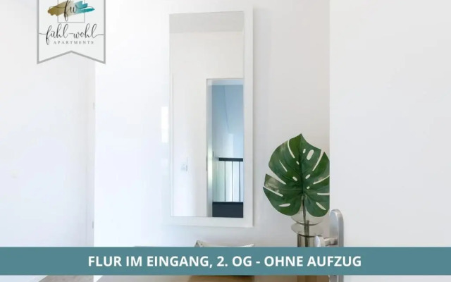 Apartment am Hofgarten - 2 Zi Küche, Duschbad, Balkon und Parkplatz