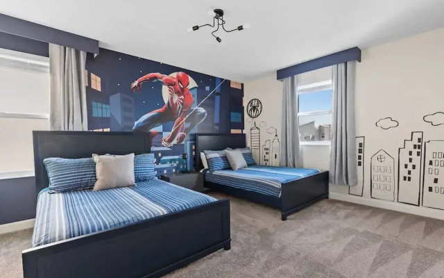 7BR Themed Bedroom and Pool 18 Guests