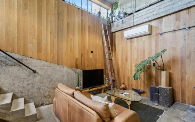 Unique Industrial-Style Apartment in Auckland