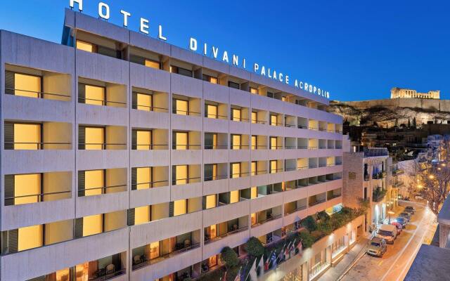 Отель Divani Palace Acropolis вид на фасад