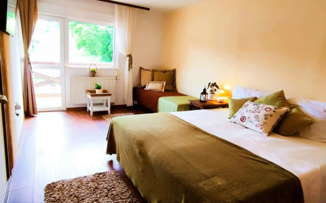 Gorski Widok Karpacz Apartamenty i Pokoje- Salon Kominkowy