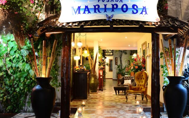 Отель Posada Mariposa Boutique Плая-дель-Кармен вид на фасад