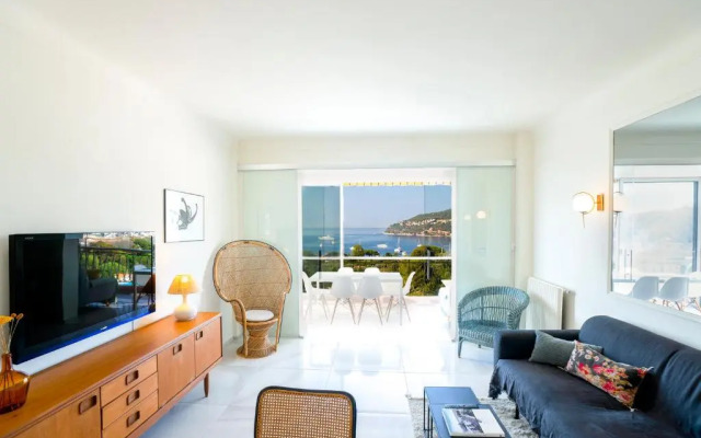 Vue mer exceptionnelle entre Nice et Monaco
