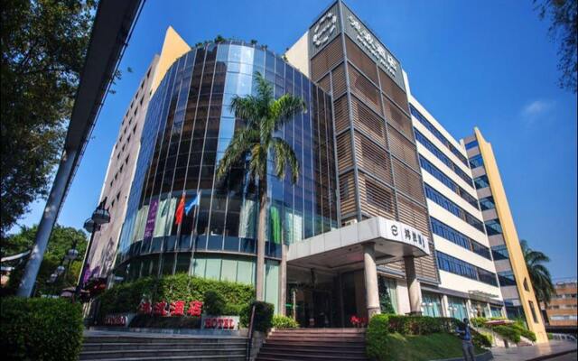 Отель Shenzhen Hongbo Hotel Китай, Шэньчжэнь - отзывы, цены и фото номеров - забронировать отель Shenzhen Hongbo Hotel онлайн вид на фасад