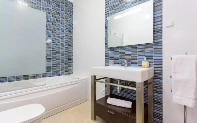 Health approved apartment with AC, terraces and pool