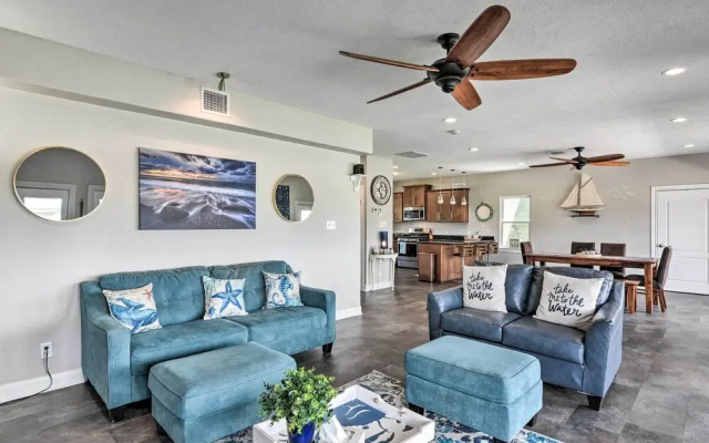 Secluded Seabrook Waterfront Home w/ Patio!