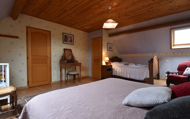 Cozy Holiday Home in Gourbesville France with Fireplace