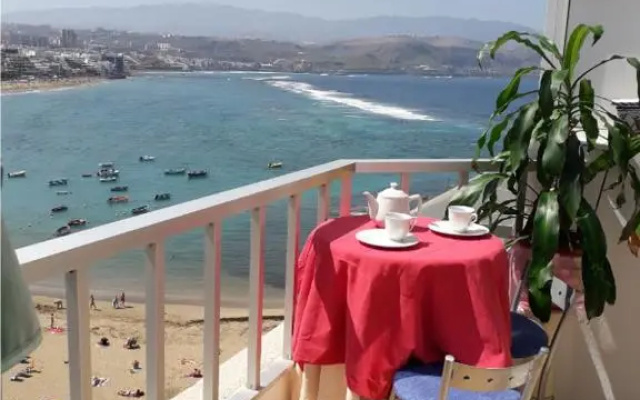 1st Line Las Canteras Beach Private Terrace Attic