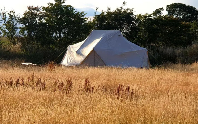 6m xl Bell Tent, Near Whitby, With log Burner