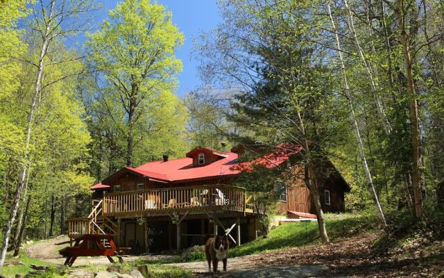 Отель Algonquin Eco-Lodge вид на фасад