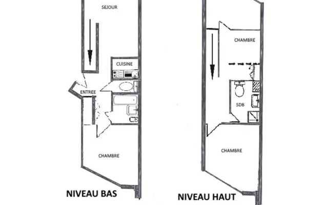 Appartement Les Menuires, 3 pièces, 8 personnes - FR-1-452-238