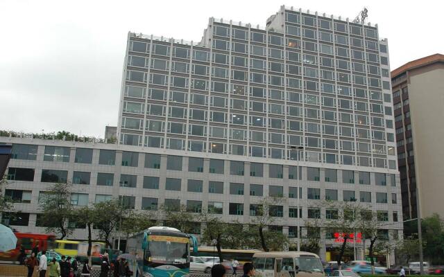 Guangzhou Jinzhou Hotel вид на фасад
