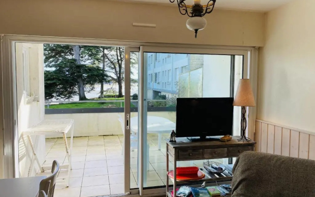 Studio vue mer avec wifi a Carnac, Baie de Beaumer