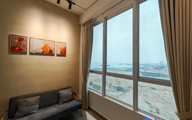 Melaka Seaview 2BR Netflix WiFi 4pax