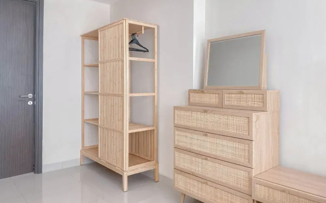 Spacious and Combined 1BR Apartment at Nine Residence