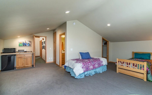 Tahoe Donner Snow Globe Home by RedAwning