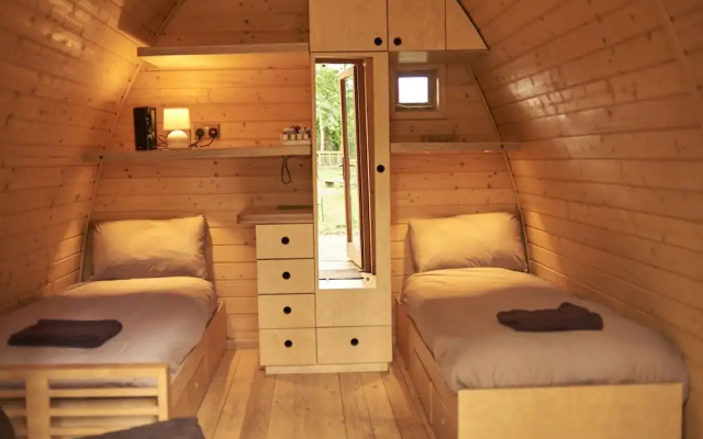 Pinewood Camping Pods - At Port Lympne Reserve