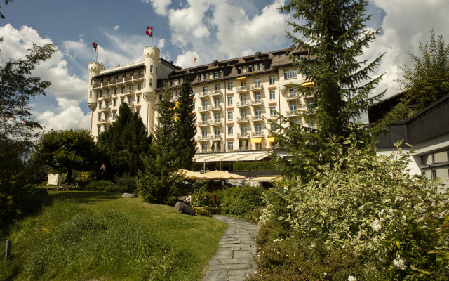 Отель Gstaad Palace вид на фасад