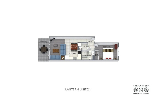 Lantern 1 Bedroom Balcony with Alpine and Village View