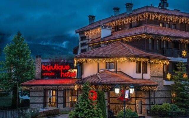 Boutique Hotel Uniqato Банско вид на фасад