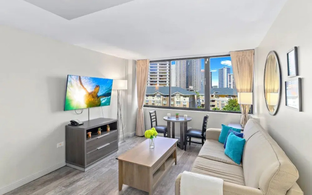 Aqua Palms Condo with City View