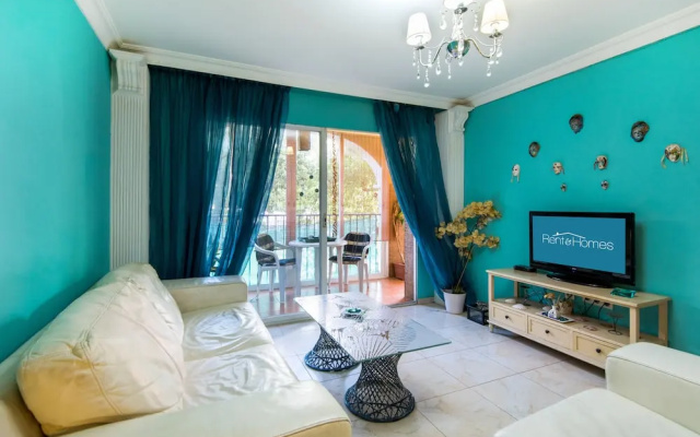 RentAndHomes Los Boliches Blue&Green Apt