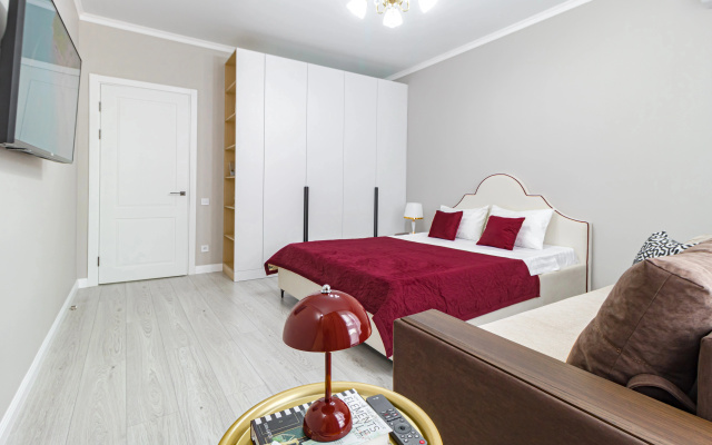 Квартира Burgundy suite near Khan shatyr