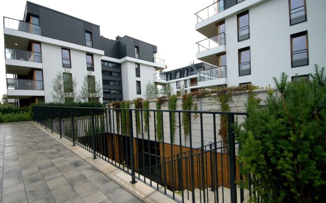 Апартаменты IRS ROYAL APARTMENTS Bursztynowa вид на фасад
