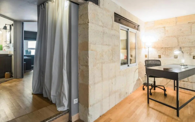 Appart 2 chambres aux Portes du Jardin Public
