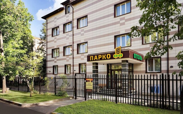 Отель ПАРКОФФ Москва вид на фасад