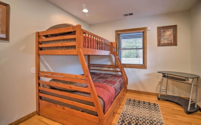 Riverfront Elkins Home w/ Fireplace & Deck!