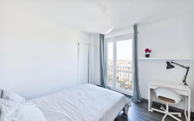 Chambre privée avec lit double