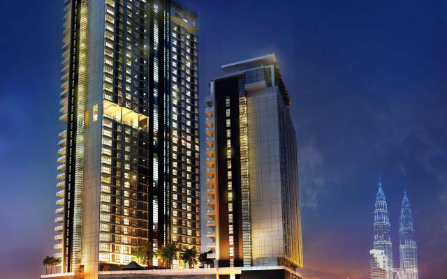 Отель Fraser Residence Kuala Lumpur вид на фасад