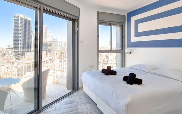 3BDR Roof Top Sea View Neve Tsedek tl48