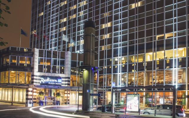 Radisson Blu Plaza Hotel, Oslo Осло вид на фасад