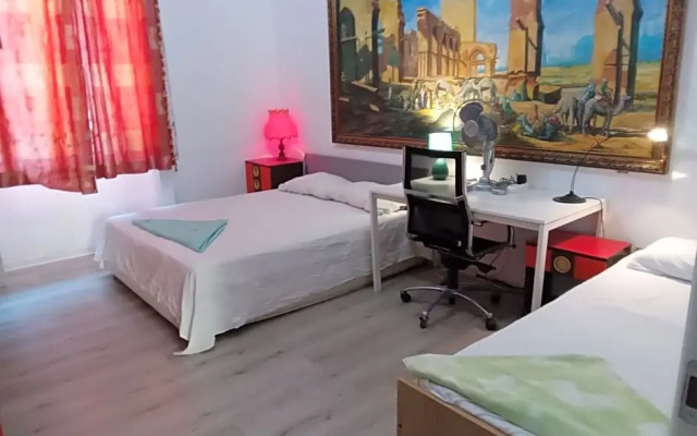 A room in a beautiful apartment in the city center