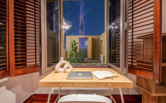 Manzil -2BR Penthouse w full Burj View in Downtown