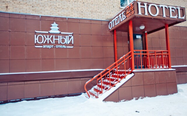 Гостиница Апарт-Отель Южный в Барнауле 7 отзывов об отеле, цены и фото номеров - забронировать гостиницу Апарт-Отель Южный онлайн Барнаул вид на фасад