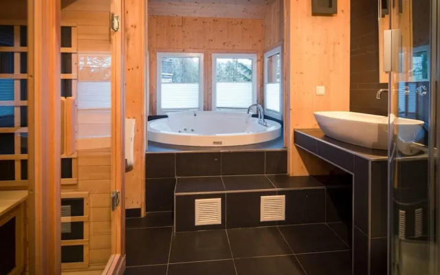 Appealing Chalet With Infrared Sauna