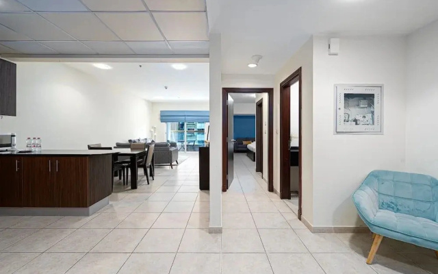 Manzil - Spacious 1BR with Marina Views