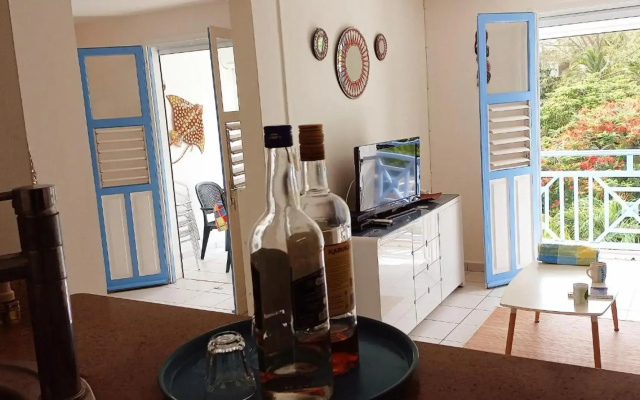 Vue mer, piscine, appartement 4 personnes