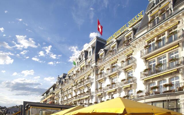 Отель Grand Hôtel Suisse Majestic вид на фасад