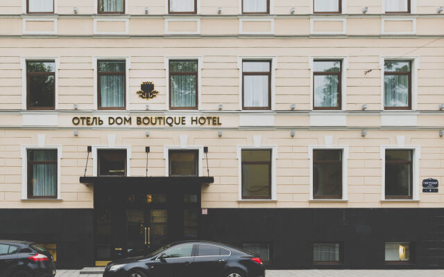 DOM Boutique Hotel вид на фасад